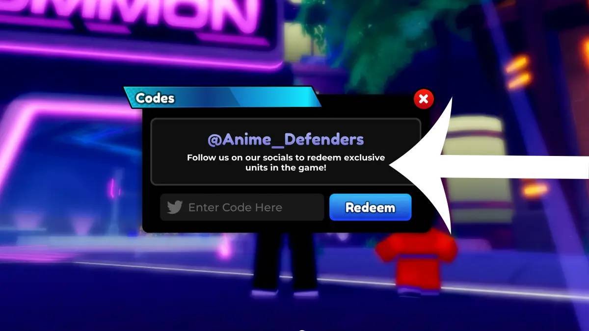 code anime defenders mới nhất