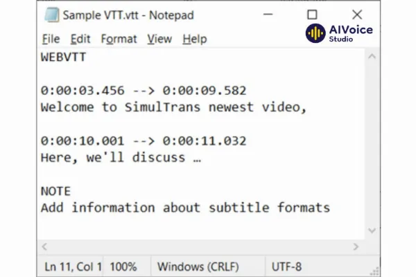 Ưu điểm của file VTT - Đơn giản, dễ sử dụng, tương thích cao với các trình duyệt web